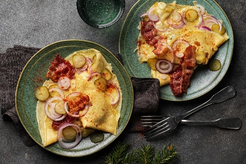 Raclette crêpes