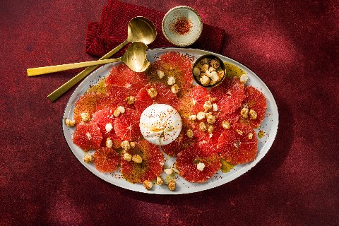 Grapefruit carpaccio