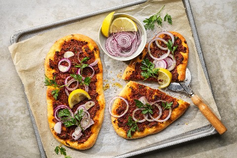 Lahmacuns véganes