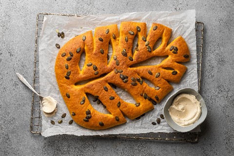 Fougasse à la potimarron