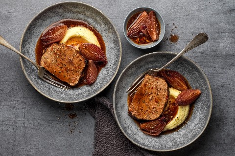 Hackbraten mit getrockneten Tomaten