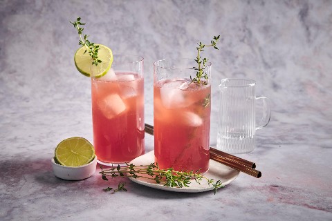 Cranberry Fizz con Grand Marnier