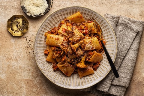 Mushroom Sausage Pasta