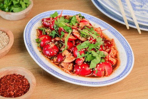 Spicy Korean radishes