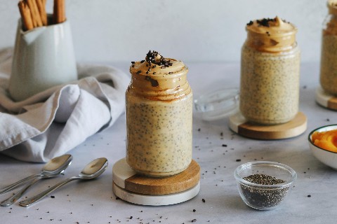 Pumpkin spice chia pudding