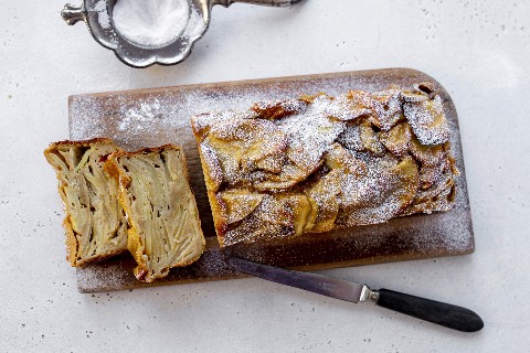 Gâteau invisible aux pommes (cake aux pommes à étages)