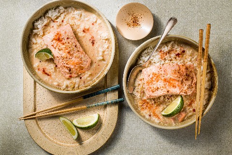 Coconut poached fish