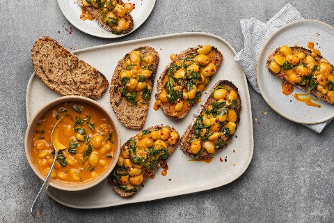 Butter bean toast