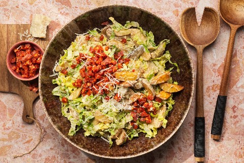 Salade César aux pommes de terre