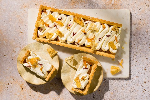 Exotic cheesecake tart