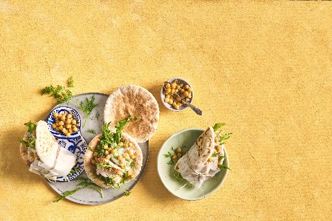 Pane pita al pollo