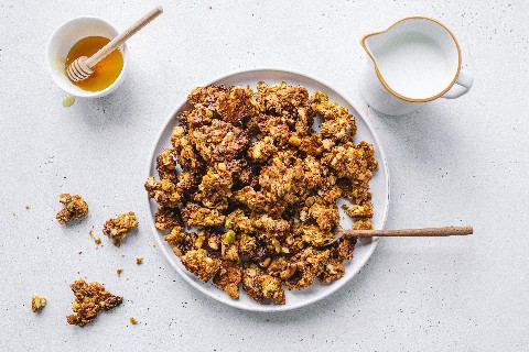 Granola con miso e miele