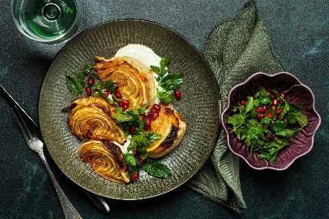 Gebackener Kabis mit Feta