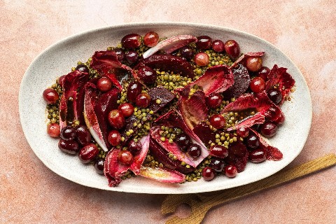 Salade de lentilles et de raisins