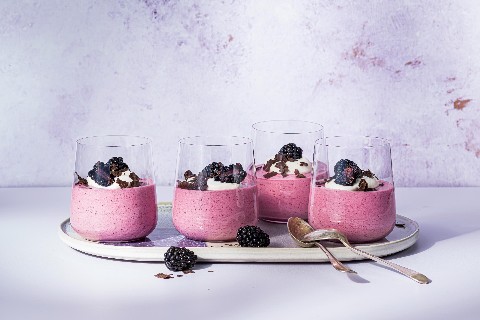 Mousse à la mûre
