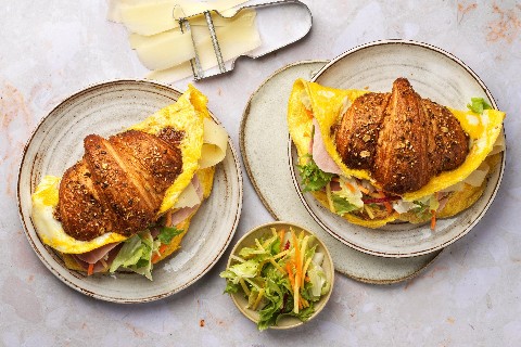 Pfannen-Gipfeli-Sandwiches