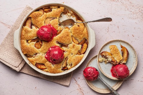 Cobbler aux nectarines