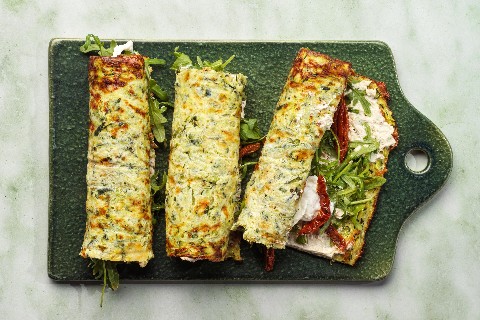 Rouleaux de courgettes