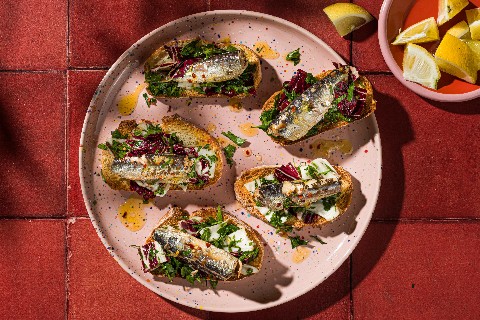 Bruschette aux sardines