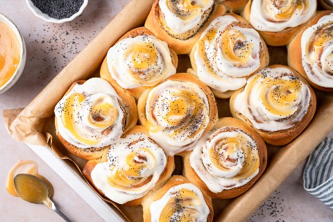 Zitronen-Mohn-Schnecken