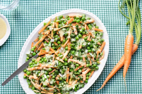 Pea and carrot salad