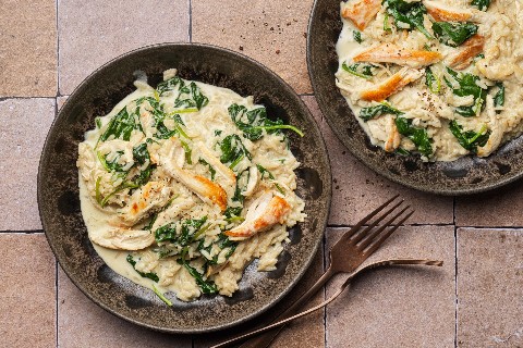 Poêlée de riz au poulet