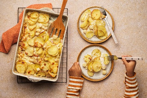 Schwarzwurzel-Kartoffelgratin