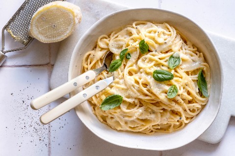 Spaghetti frozen lemon