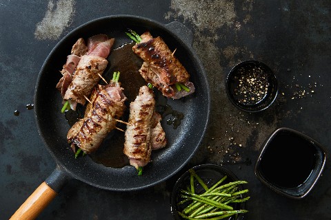 Kalbs-Stecchini mit Balsamico-Jus