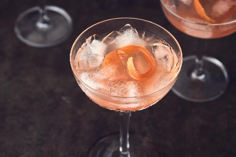 Pink grapefruit drink