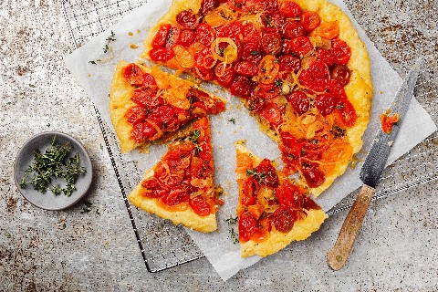 Tarte tatin aux tomates
