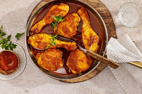 Poulet an Paprikasauce