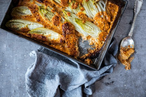 Gratin di cicoria belga