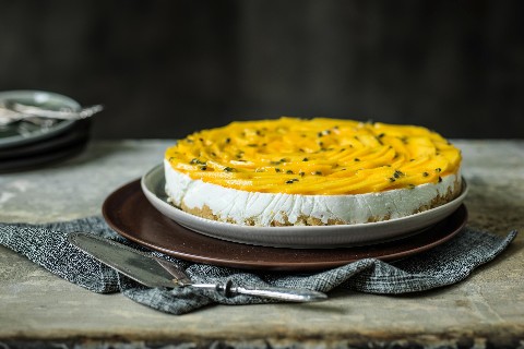 Quark-Torte mit Mango