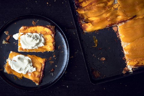 Tarte tatin al mango