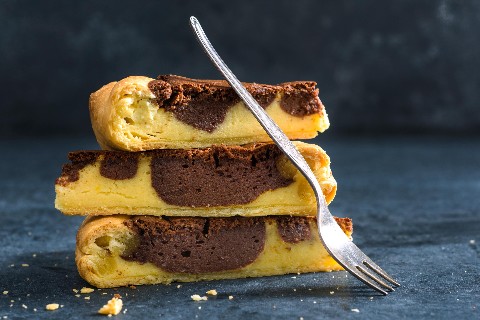 Cheescake black and white
