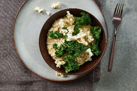 Polenta con cavolo riccio